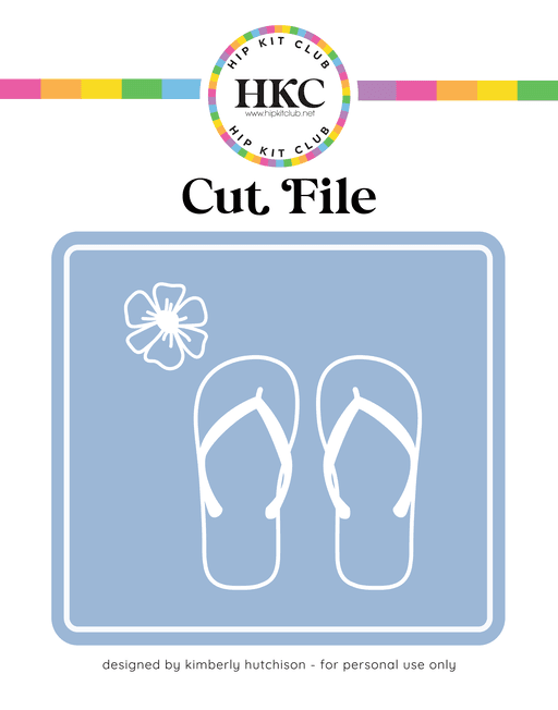 Flip Flops Cut File