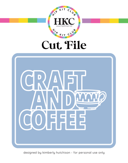 Craft Coffee Cut File