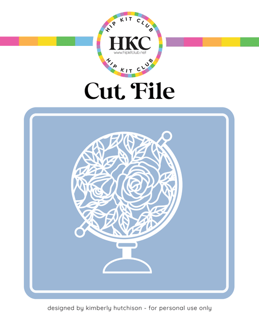 Floral Globe Cut File