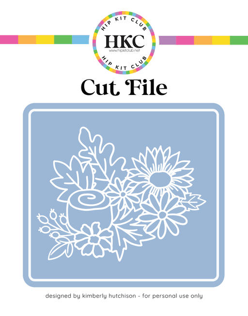 Flowers + Leaves Cut File
