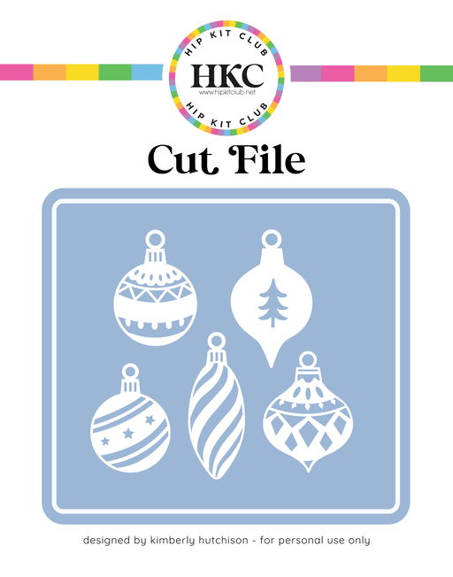 Ornaments Cut File