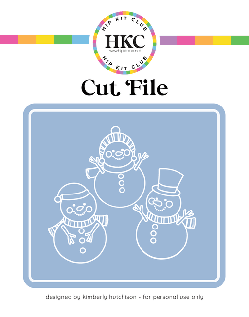 Snowmen Cut File