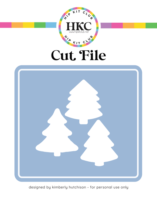 Xmas Trees Cut File