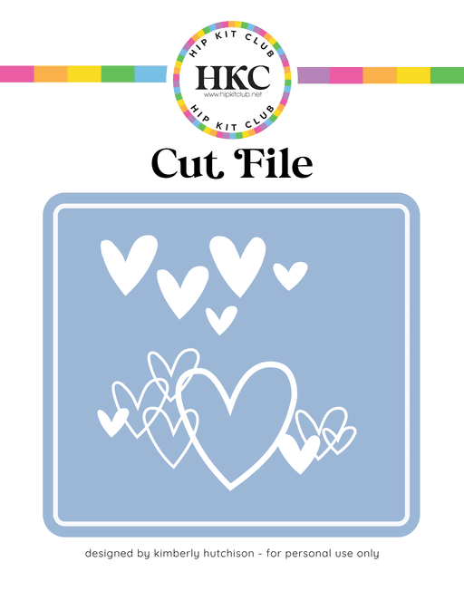 Hearts Cut File