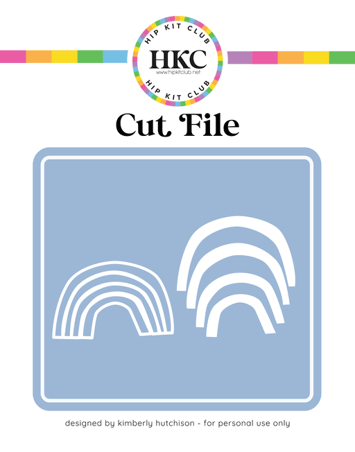 Rainbow Cut File