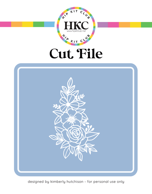 Bouquet Cut File
