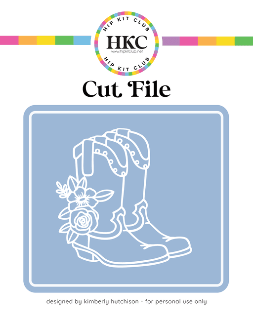 Floral Boot Cut File