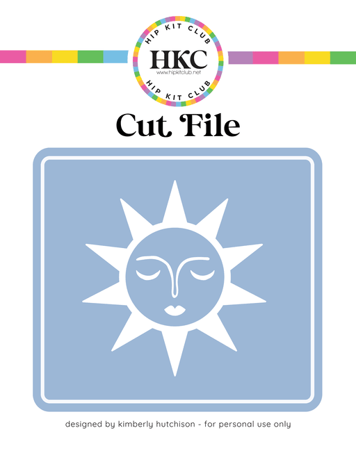 Sun Cut File (Free when registered)      