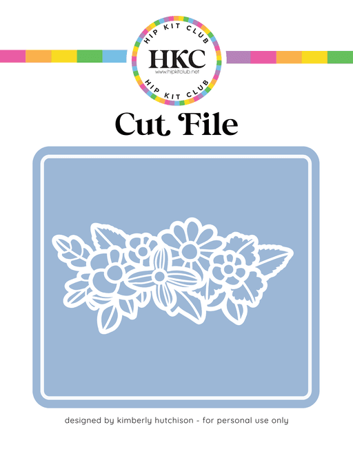 Floral Cut File 
