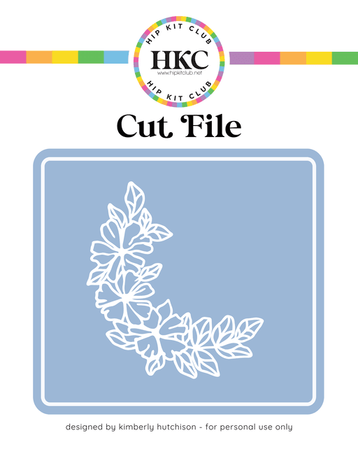 Bouquet Cut File