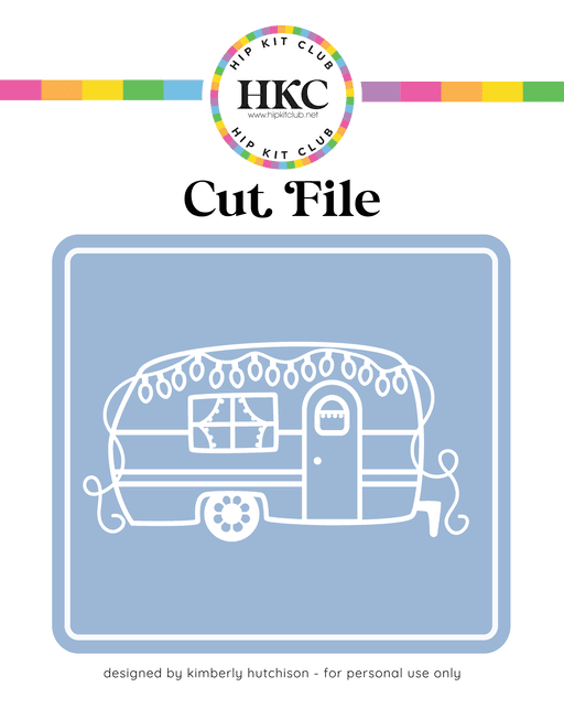 Camper Cut File