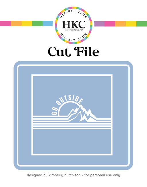 Go Outside Cut File