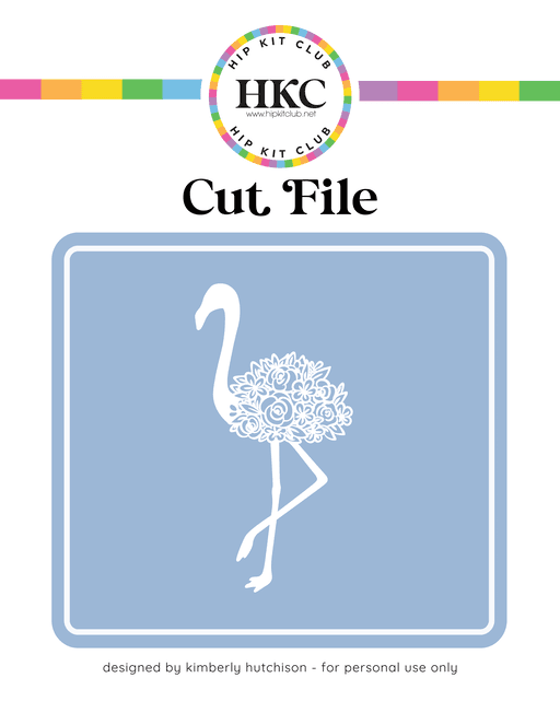 Flamingo Cut File  