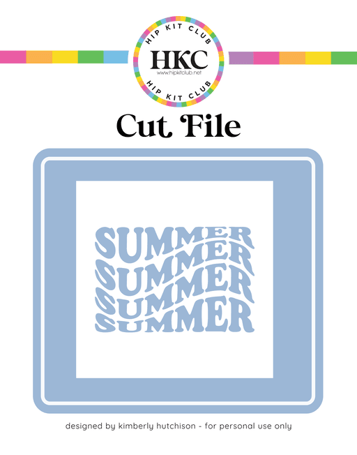Summer Cut File   