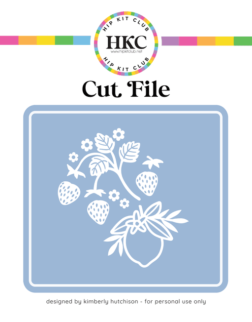 Summer Fruit Cut File  