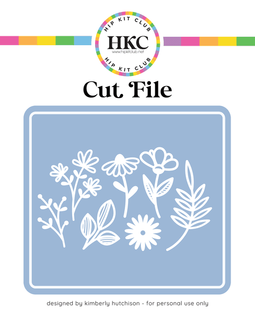 Floral Medley Cut File 