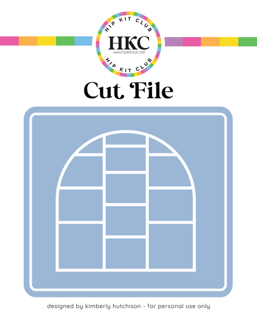 Arch Window Cut File (Free when registered)