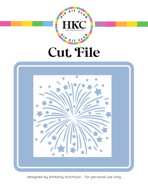 Fireworks Cut File