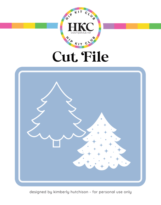 Christmas Tree Cut File (Free when registered)
