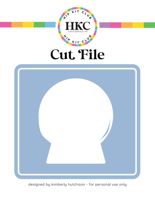 Snowglobe Cut File