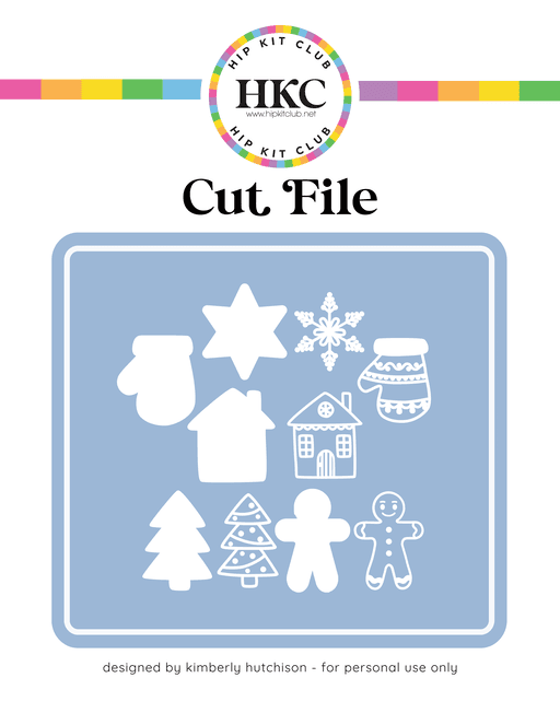 Christmas Cookies Cut File