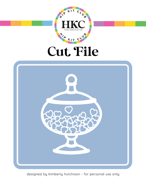 Candy Jar Cut File