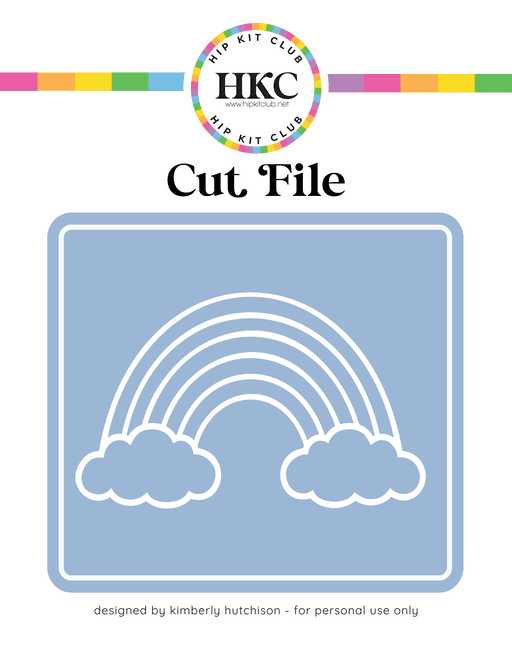 Rainbow Cut File