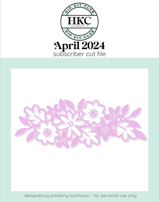 Spring Posies Cut File