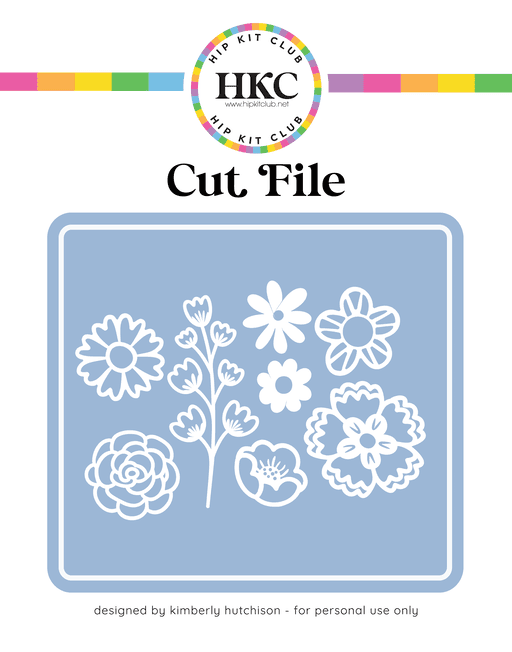May Flowers Cut File