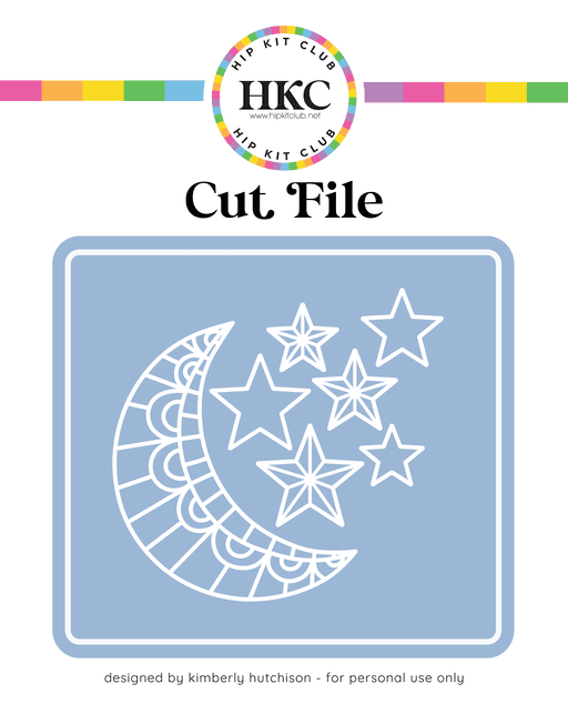 Boho Moon Cut File