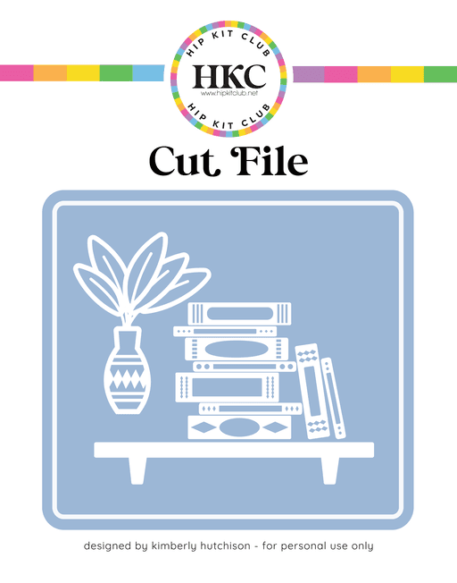 Book Shelf Cut File