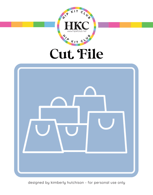 Shopping Bags Cut File