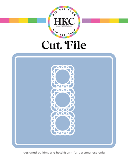 Lace Frame Cut File  