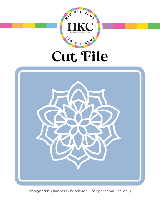 Mandala Cut File  