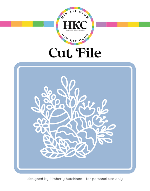 Easter Eggs Cut File