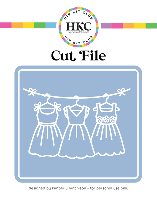 Sun Dresses Cut FIle