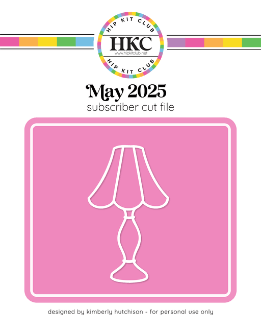 Vintage Lamp Cut FIle