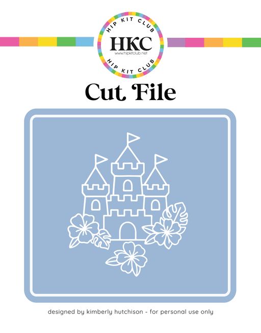 Sand Castle Cut FIle