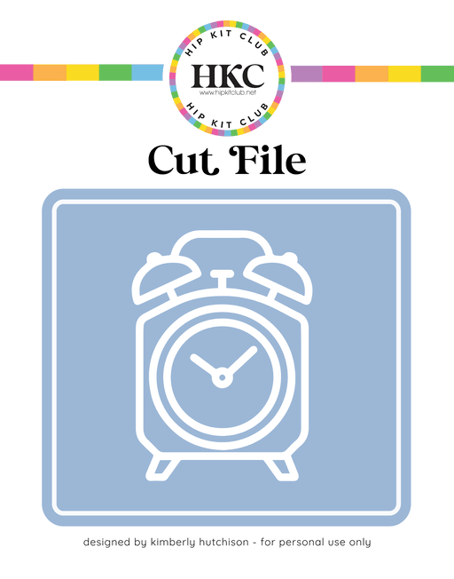 Alarm Clock Cut FIle