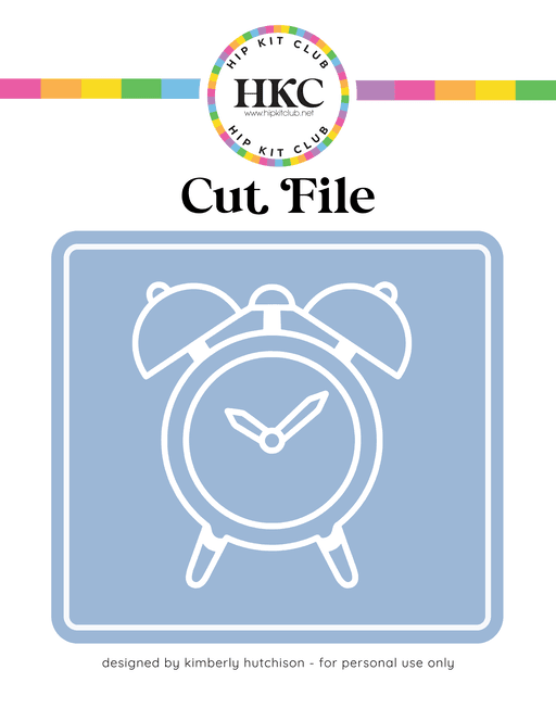 Alarm Clock Cut File