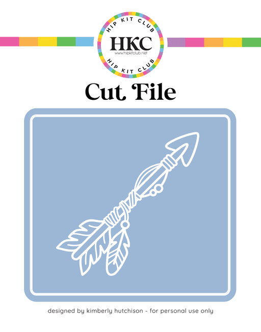 Boho Arrow Cut File