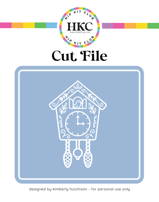 Cuckoo Clock Cut File