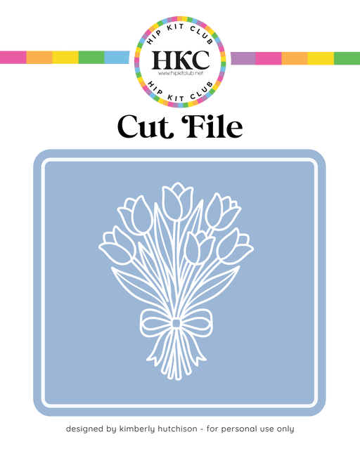 Tulip Bouquet Cut File